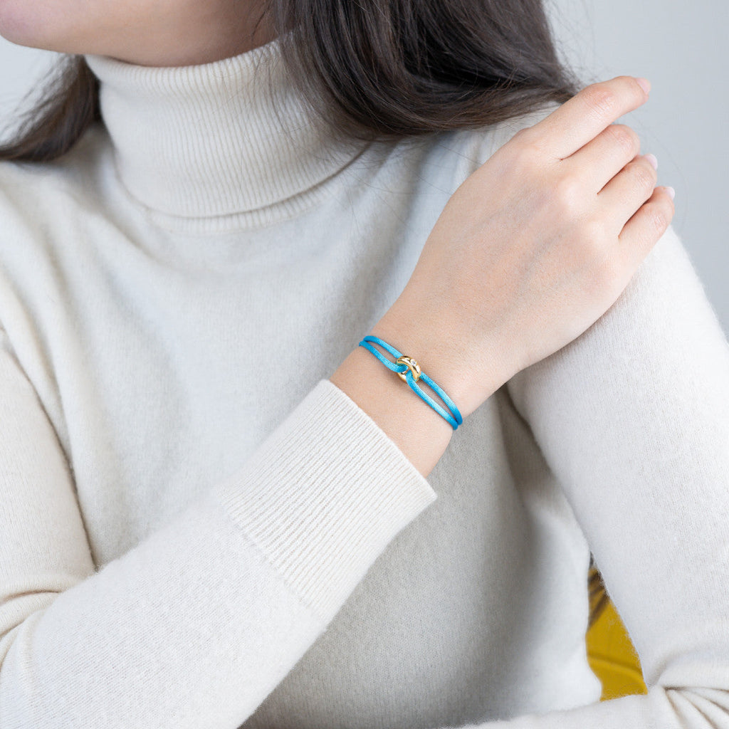 Golden Soho Diamond Cord Bracelet