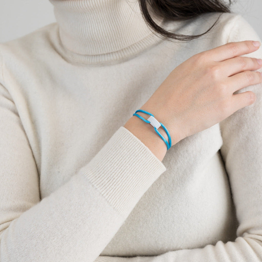 Snow Regent Cord Bracelet