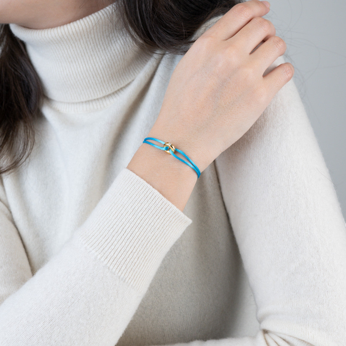 Mini Golden Soho Diamond Cord Bracelet