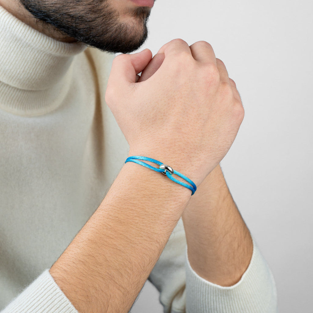 Silver Soho Cord Bracelet