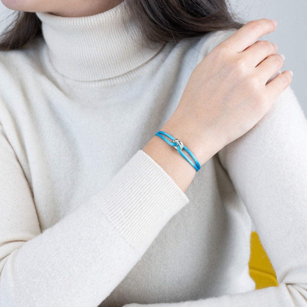 Silver Soho Cord Bracelet