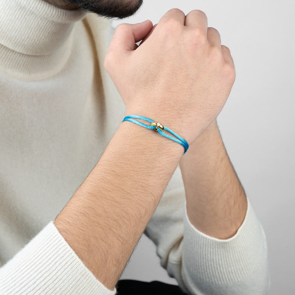 Golden Soho Diamond Cord Bracelet