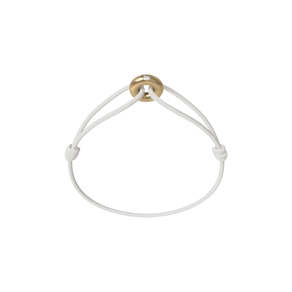 Mini Golden Soho Diamond Cord Bracelet