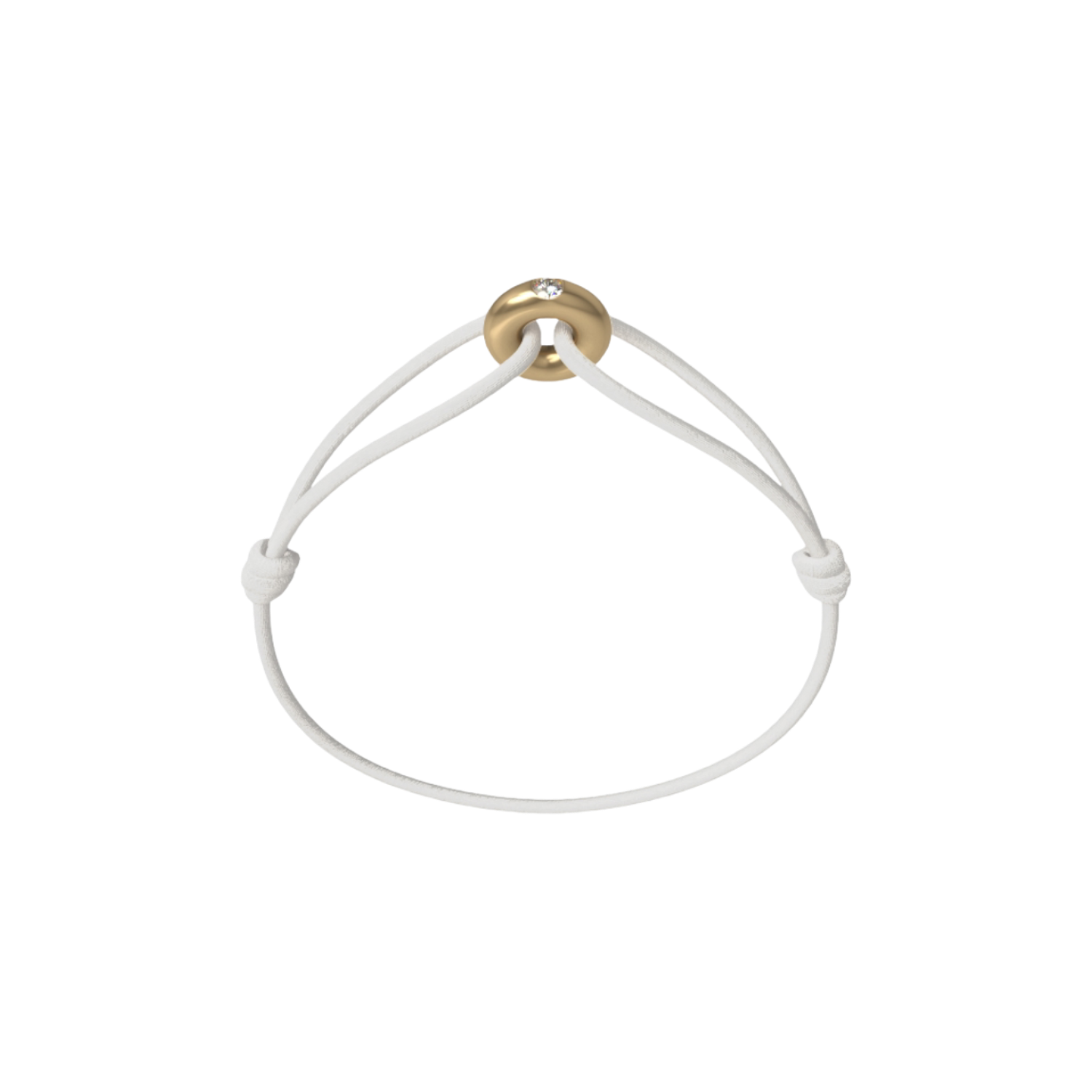 Mini Golden Soho Diamond Cord Bracelet