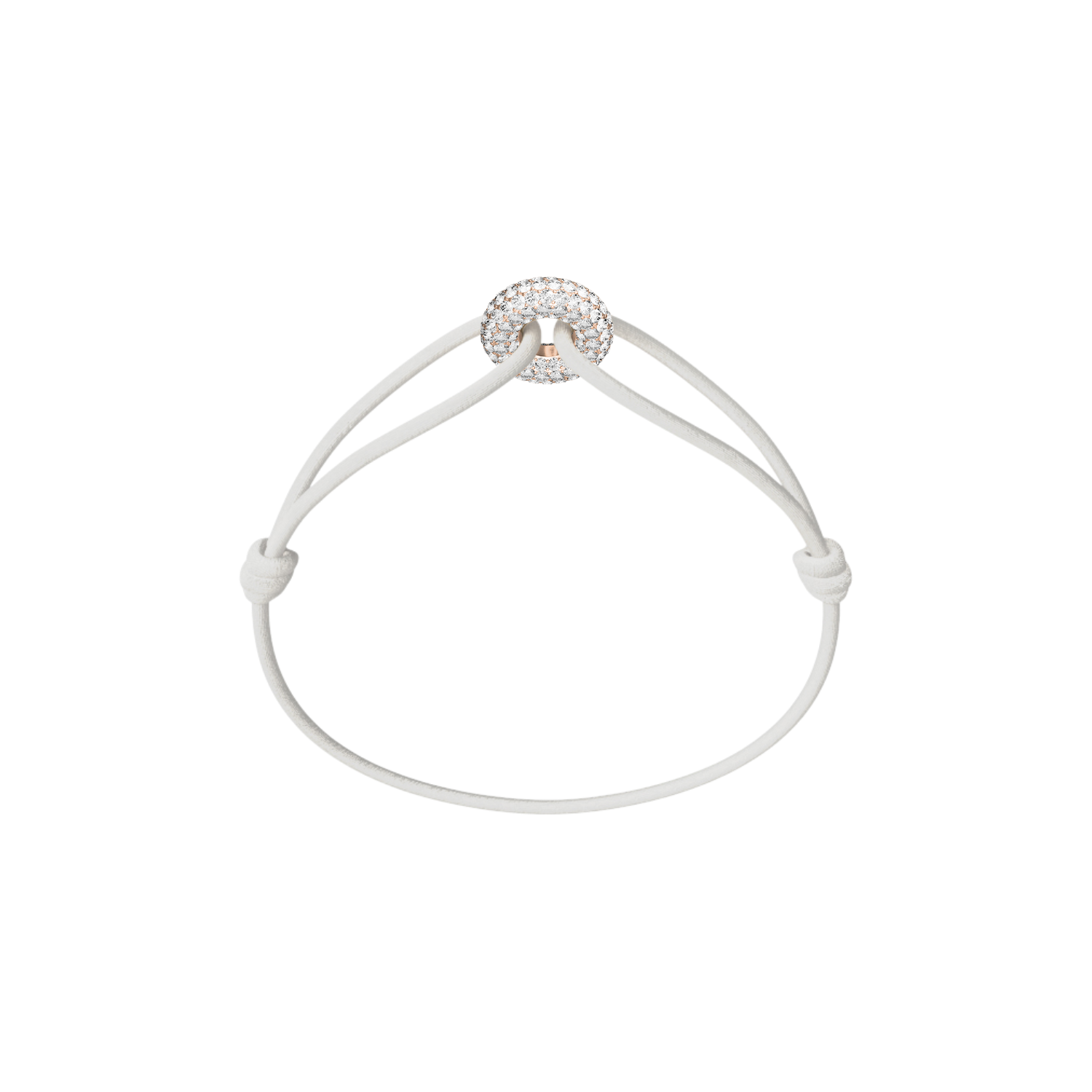 Mini Rose Soho Pavé Cord Bracelet