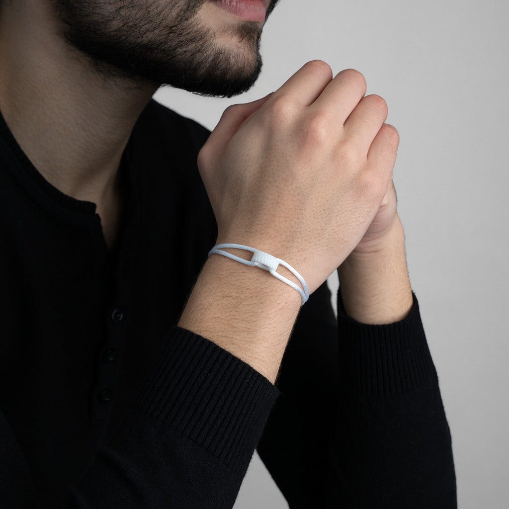 Snow Regent Cord Bracelet