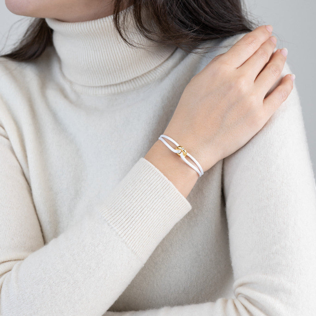 Golden Soho Diamond Cord Bracelet