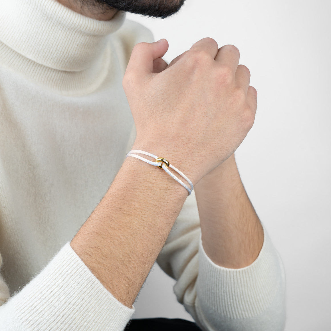 Golden Soho Diamond Cord Bracelet