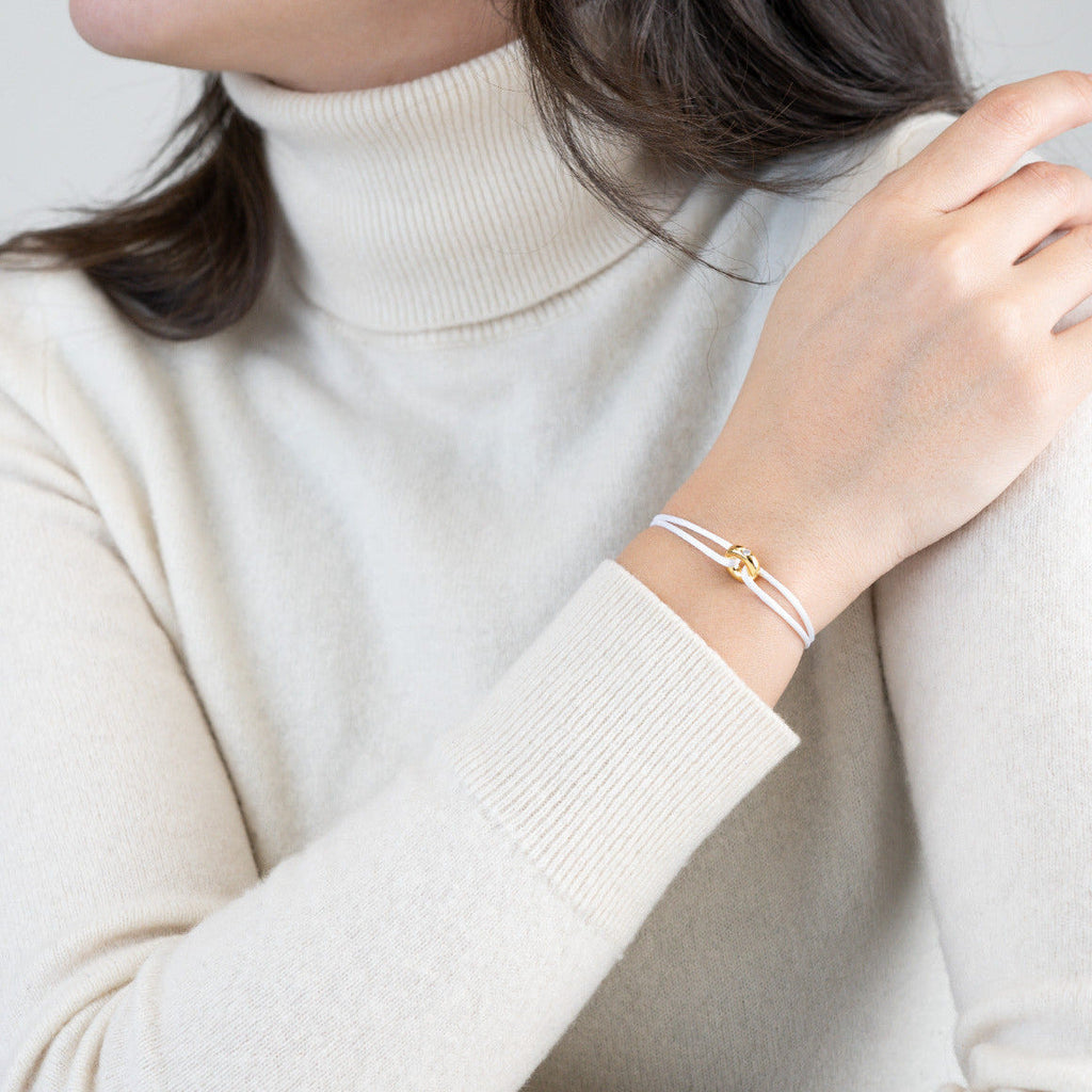 Mini Golden Soho Diamond Cord Bracelet