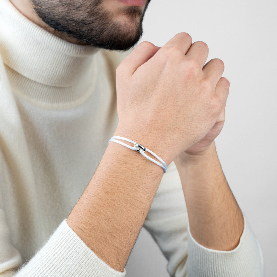 Silver Soho Cord Bracelet