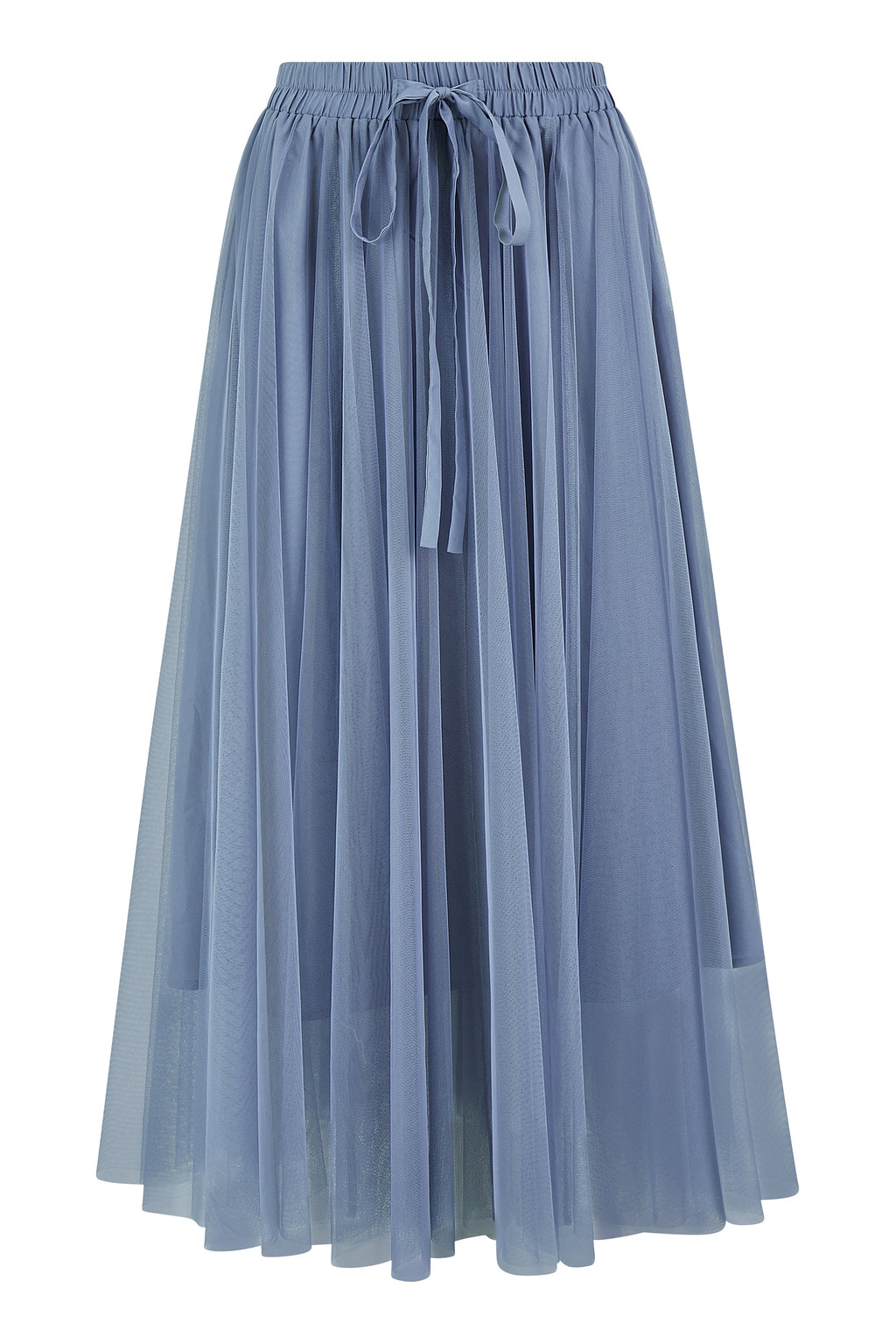 Yumi Blue Mesh Tulle Skirt