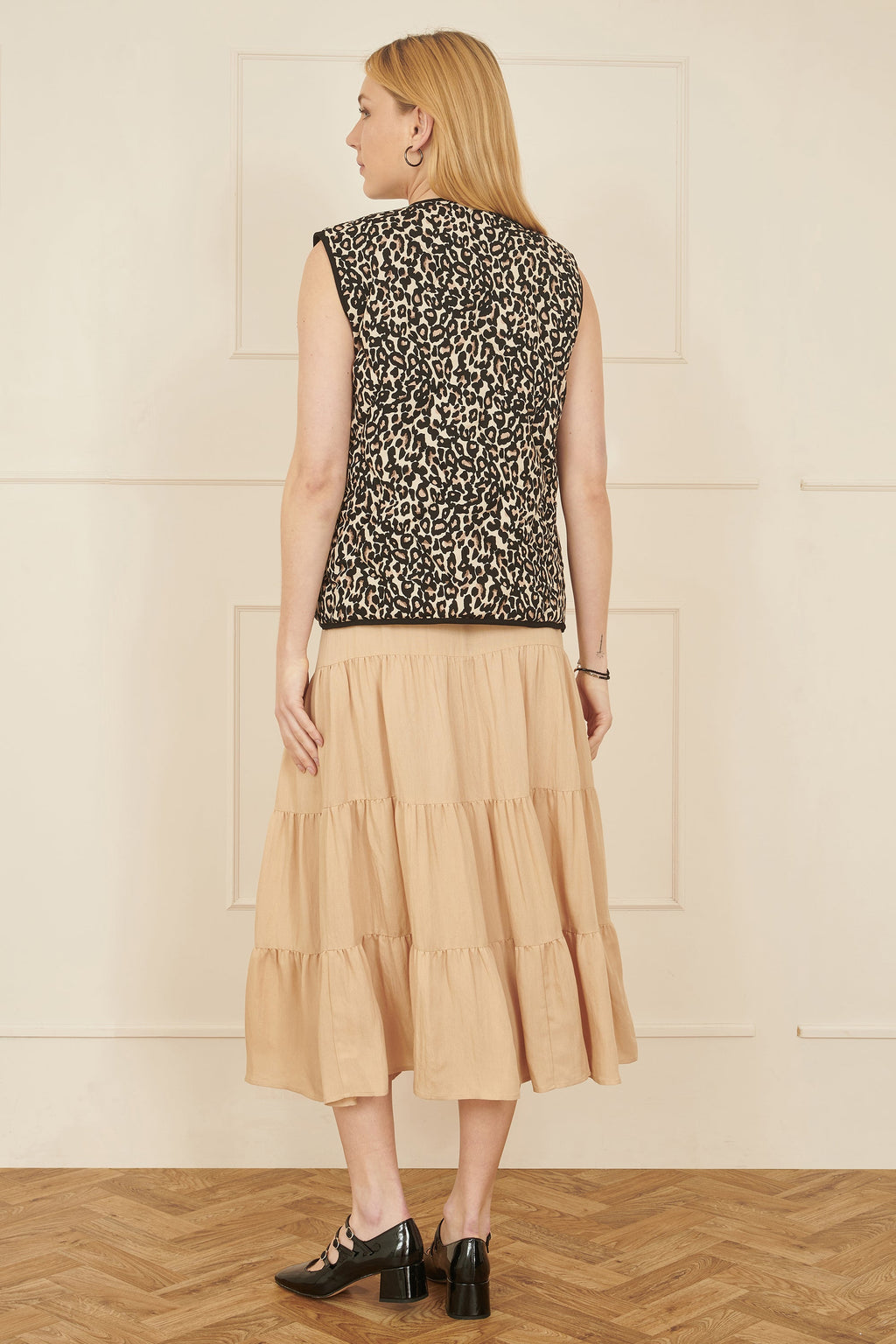 Yumi Stone Midi Boho Skirt