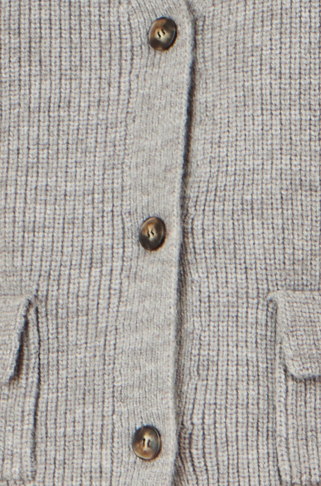 Yumi Grey Knitted Pullover Waistcoat