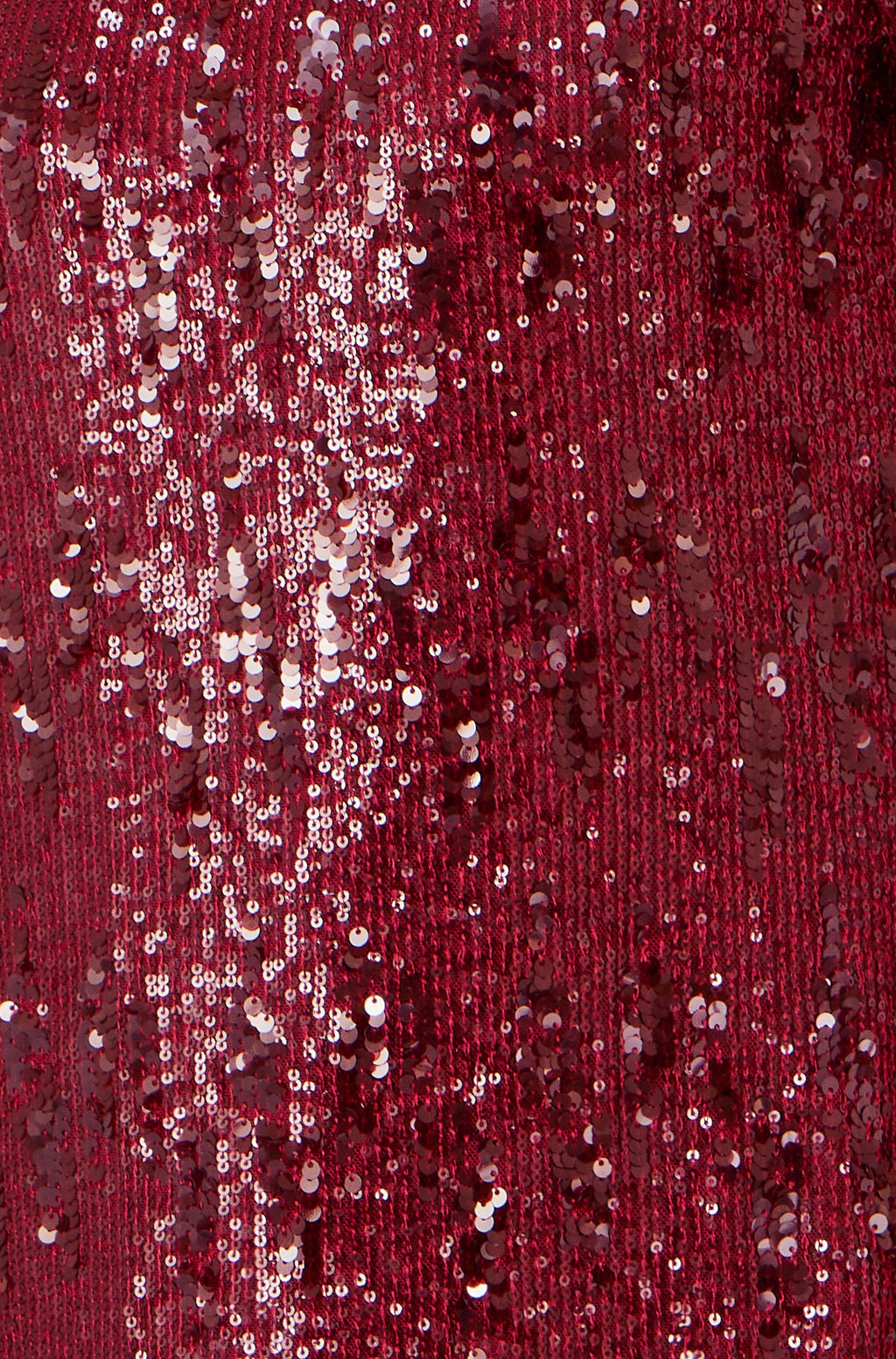 Yumi Burgundy Sequin Stretch Tunic Dress