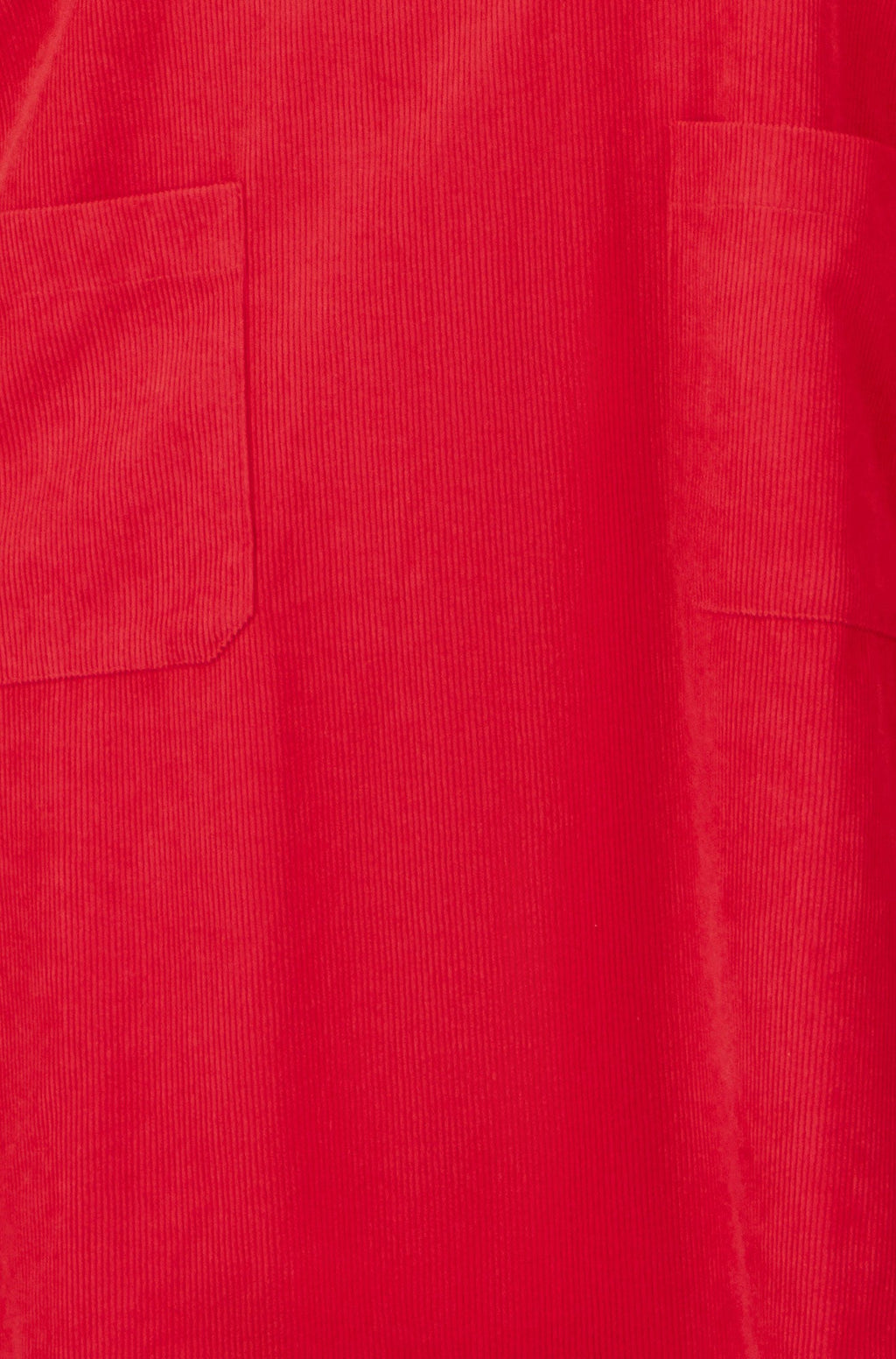 Yumi Red Cord Tunic With Ruched Sleeve