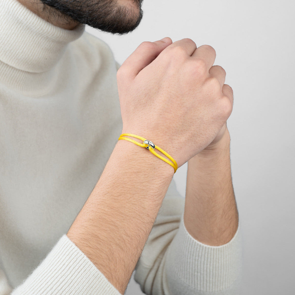 Silver Soho Diamond Cord Bracelet