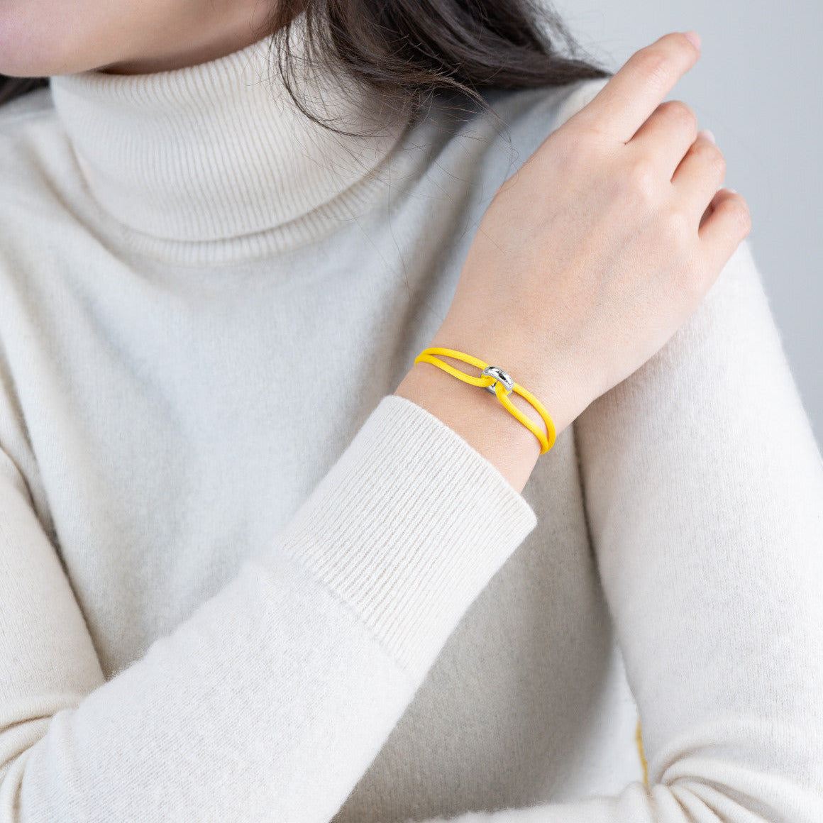 Silver Soho Cord Bracelet