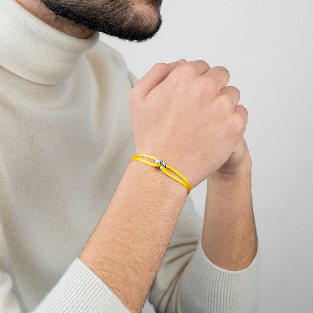 Silver Soho Cord Bracelet