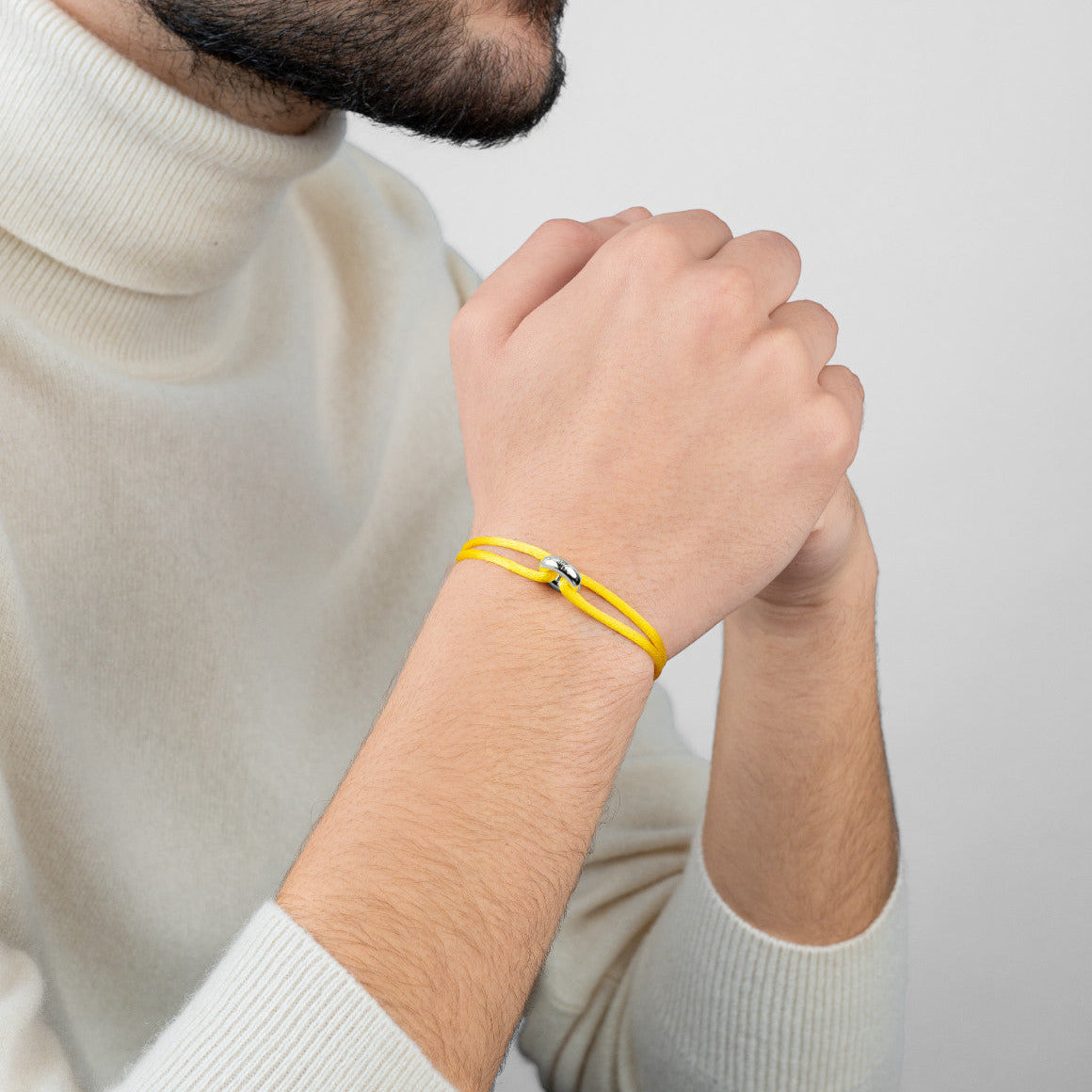 Silver Soho Cord Bracelet