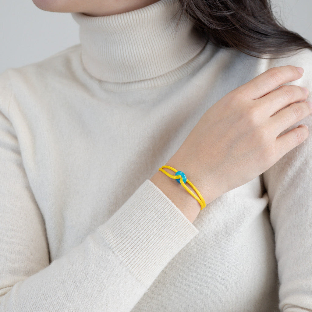 Blue Soho Cord Bracelet