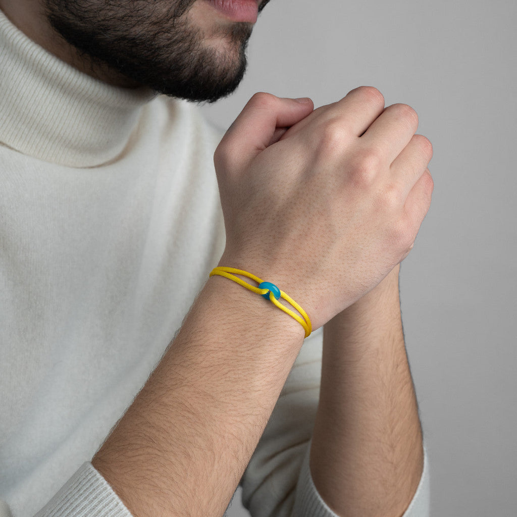 Blue Soho Cord Bracelet