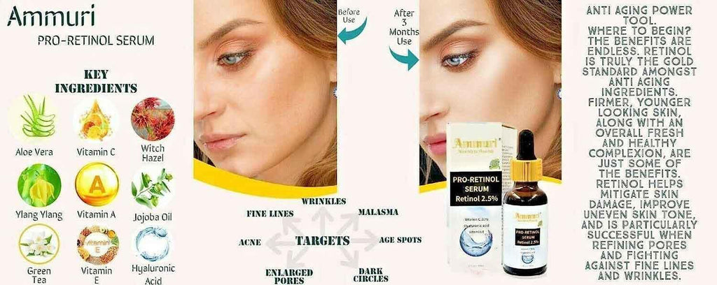 Ammuri 24K Gold Face Serum – Radiance & Anti-Aging Boost