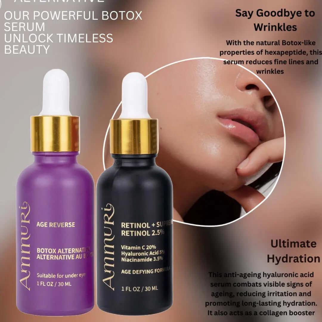 Ammuri Age Reverse Series & Retinol Supreme Set Powerful Anti-Ageing Anti-Wrinkle Series