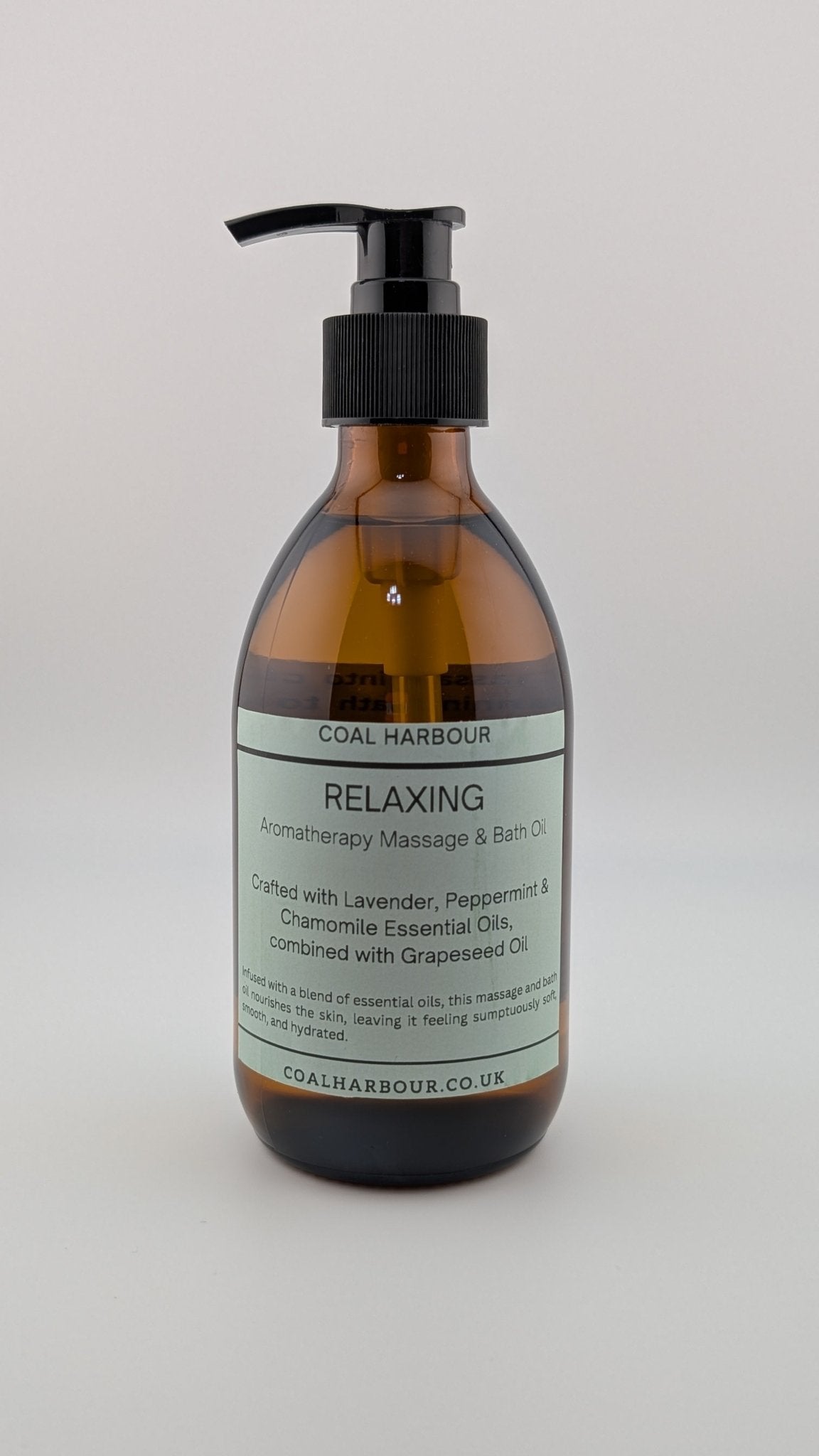 Aromatherapy Massage and Bath Oil - Relaxing With Lavender, Peppermint & Chamomile Essential Oils