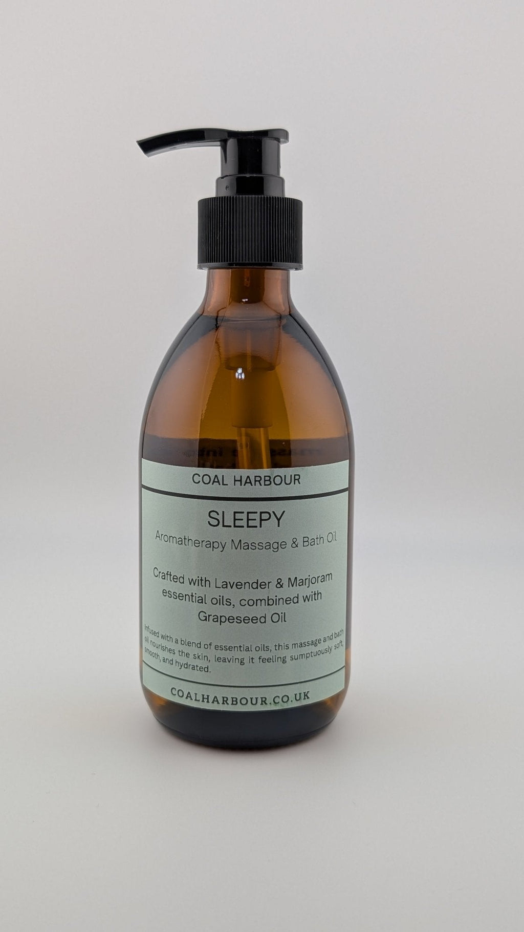 Aromatherapy Massage and Bath Oil - Sleepy With Lavender & Marjoram Essential Oils