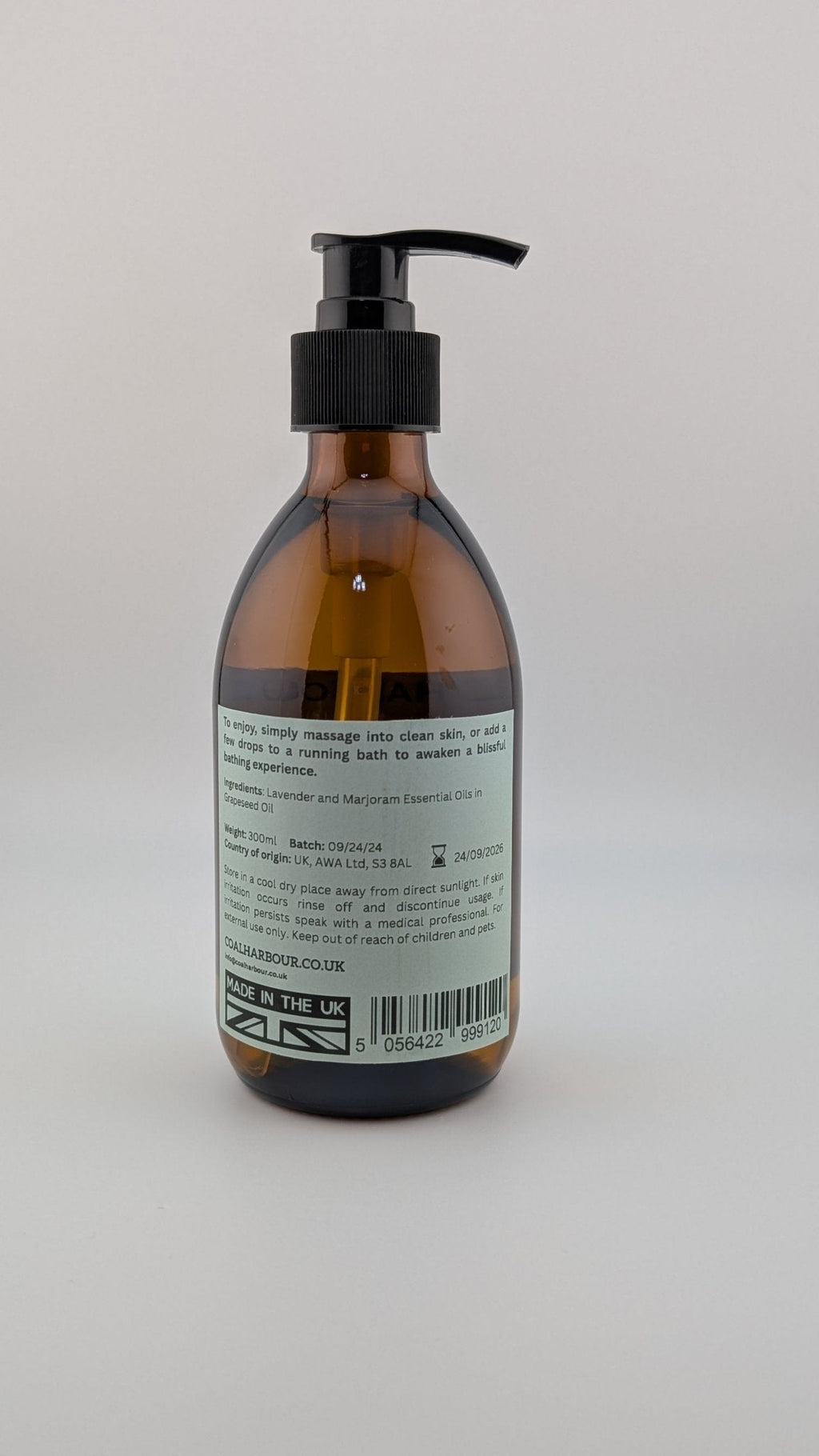 Aromatherapy Massage and Bath Oil - Sleepy With Lavender & Marjoram Essential Oils