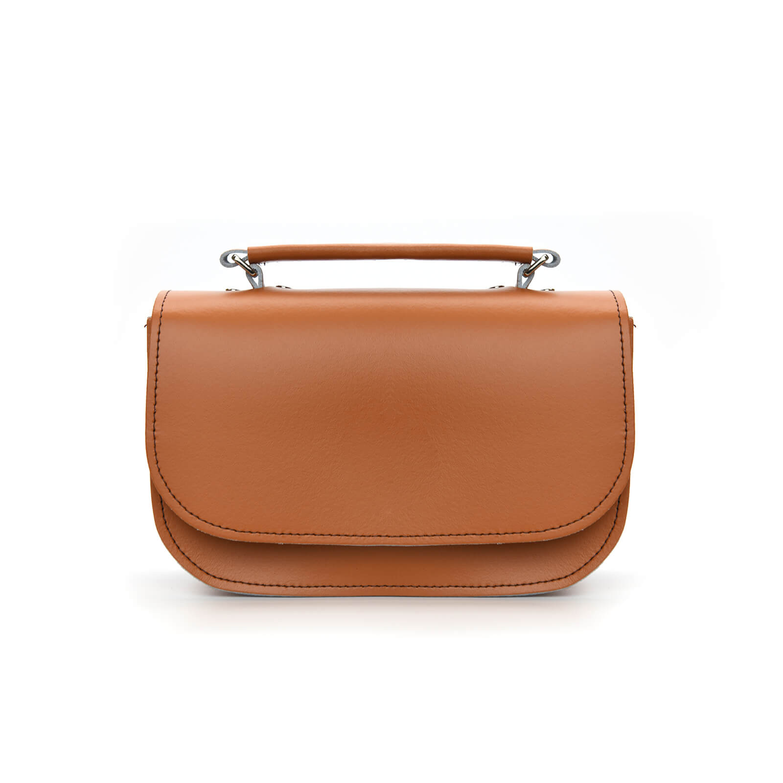 Aura Handmade Leather Bag - Burnt Orange