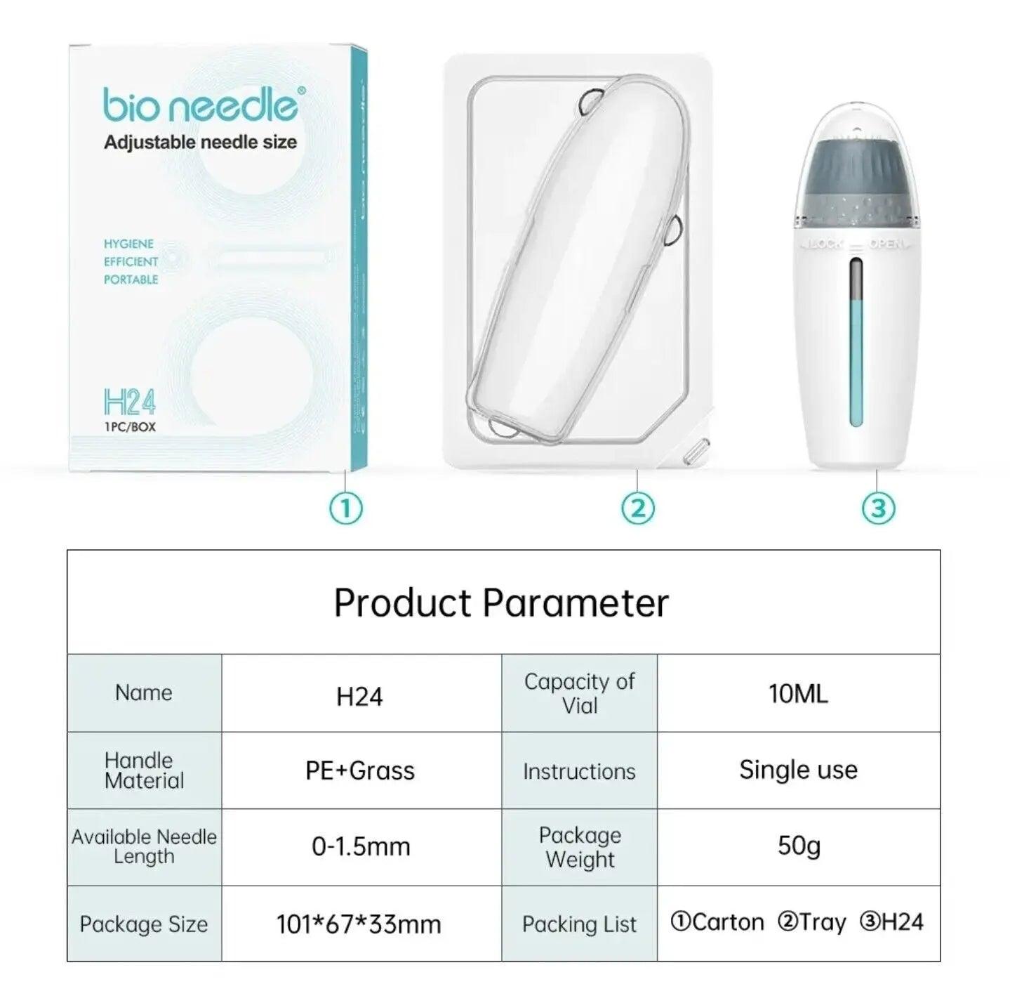 Ammuri Aesthetic Derma Roller System - At Home Microneedling Device
