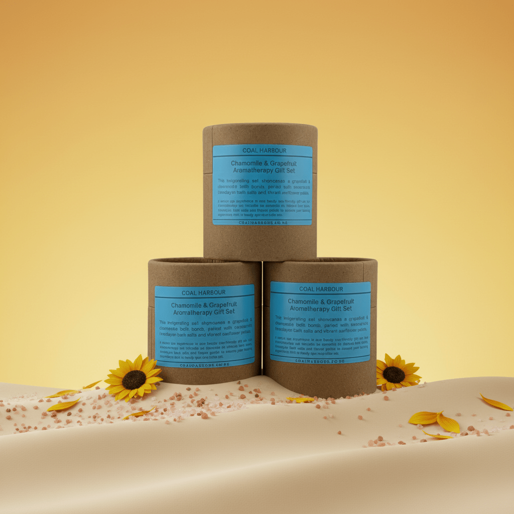 Chamomile & Grapefruit Bath Bomb Gift Set