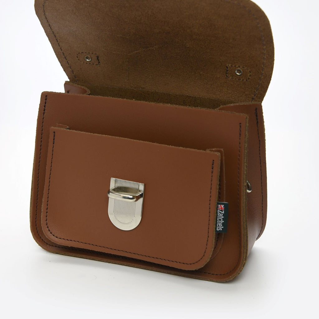 Luna Handmade Leather Bag - Chestnut