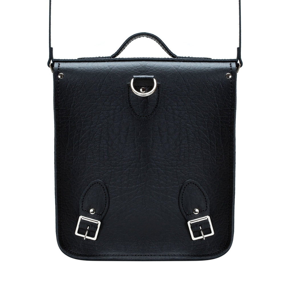 Handmade Leather City Backpack - Black Executive