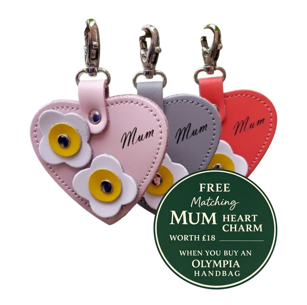 Olympia Handmade Leather Bag - Marsala Red