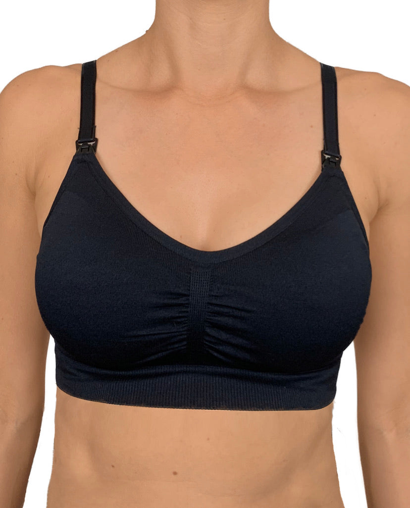 Everyday Seamfree Maternity and Nursing Bra | B to F Cup | Beige
