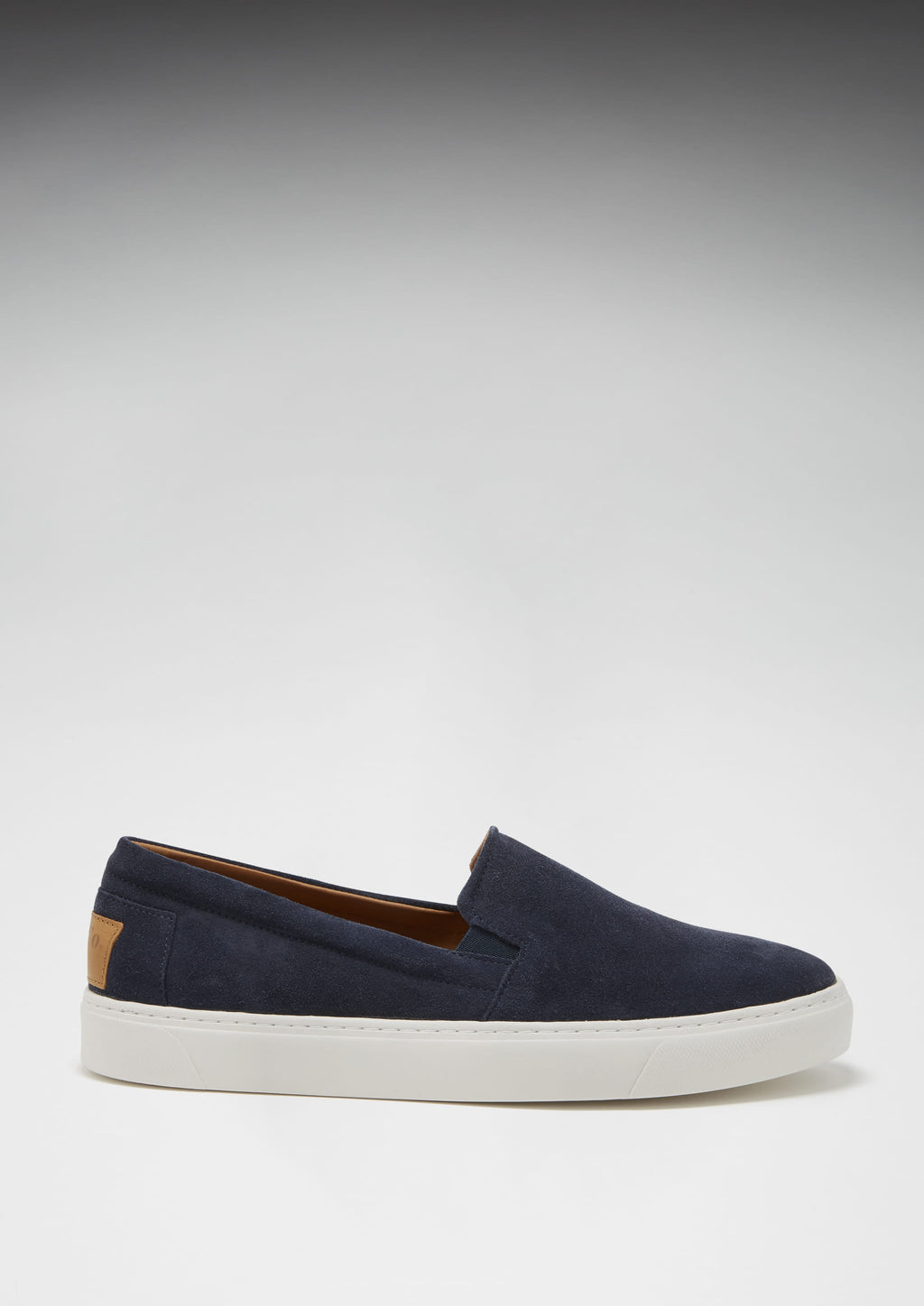 Slip-on Sneakers, navy blue suede