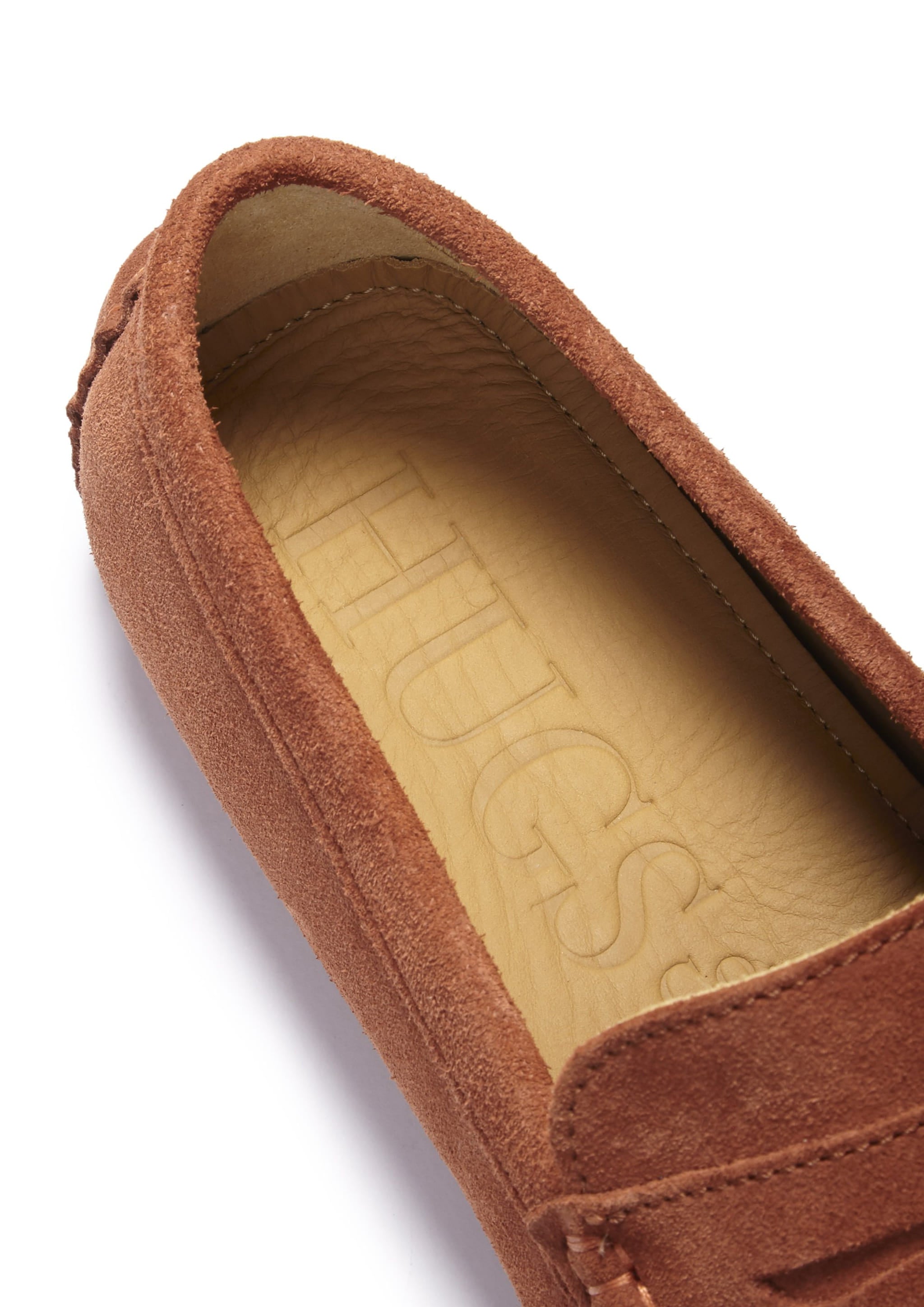 Penny Driving Loafers, rust suede