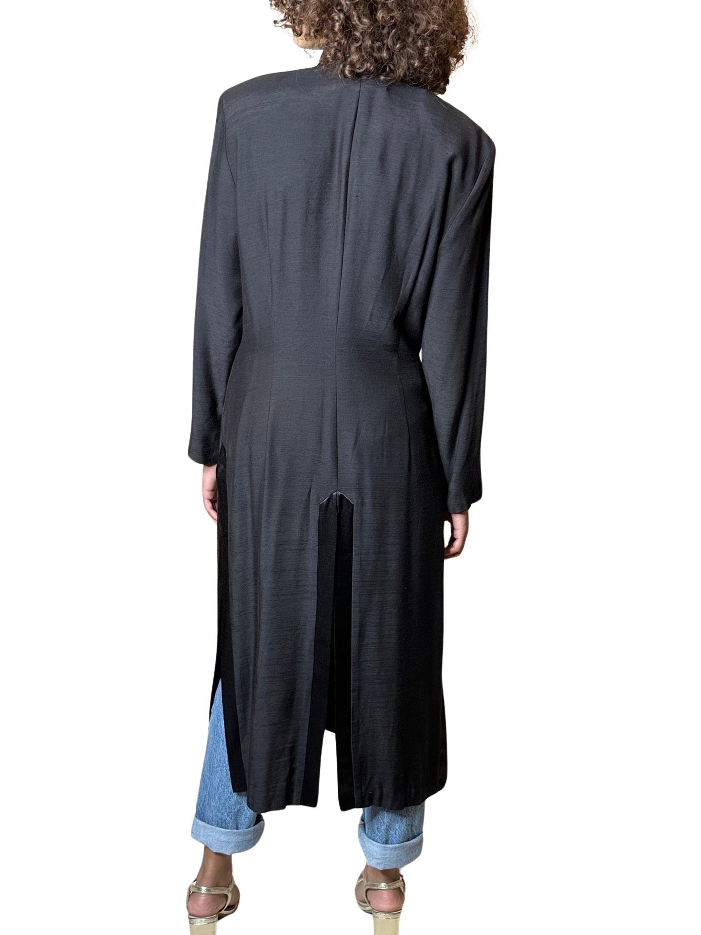 1990's Vintage Original Brown Oriental Coat / Jacket UK 8 - 14