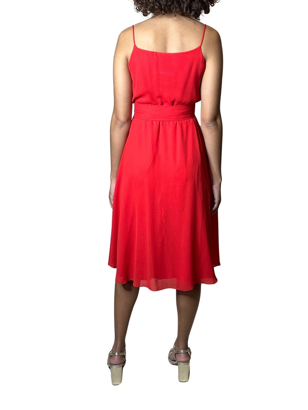 Gorgeous Bright Red Saks Fifth Avenue - Ferrali Preloved Dress UK 10 - 12