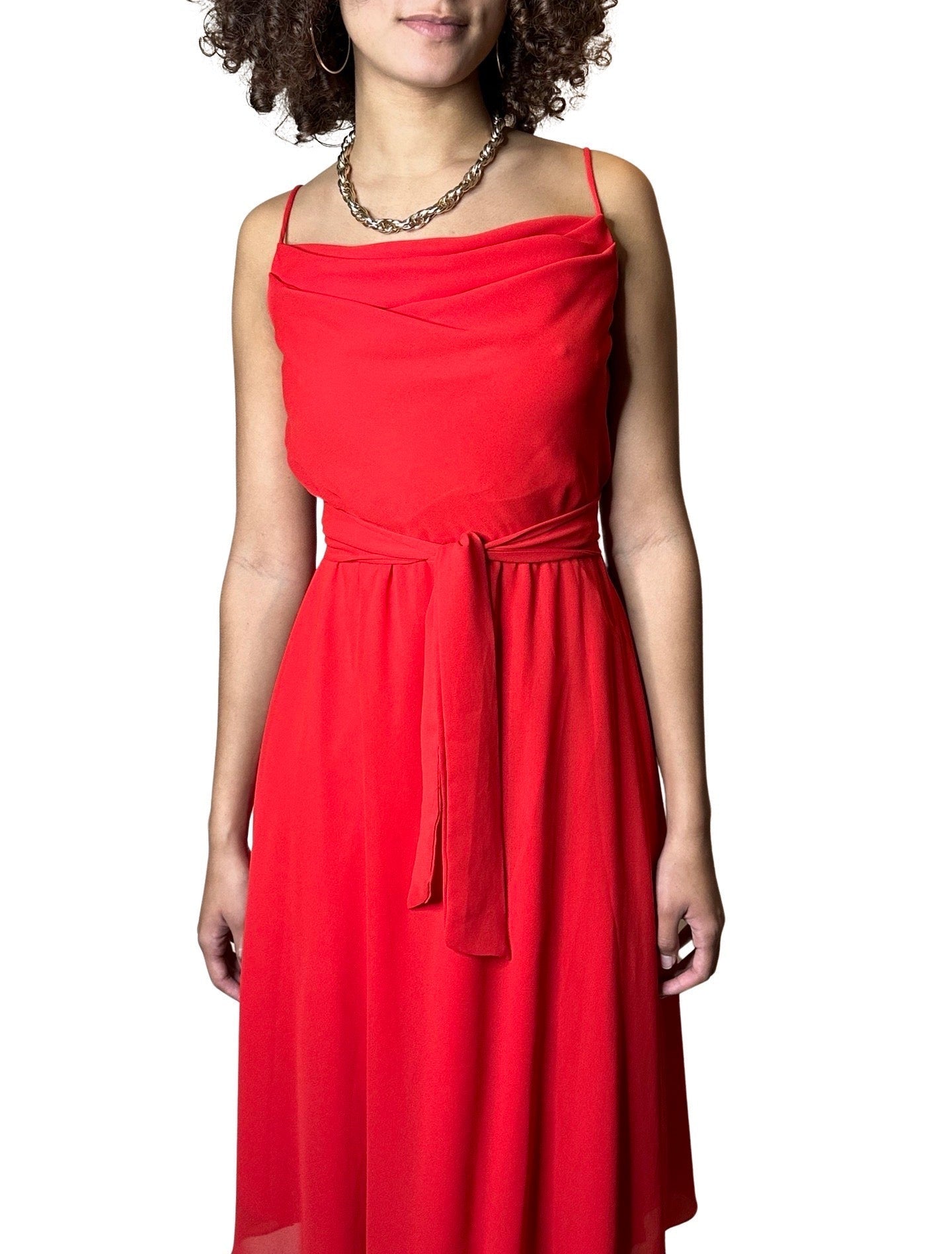Gorgeous Bright Red Saks Fifth Avenue - Ferrali Preloved Dress UK 10 - 12