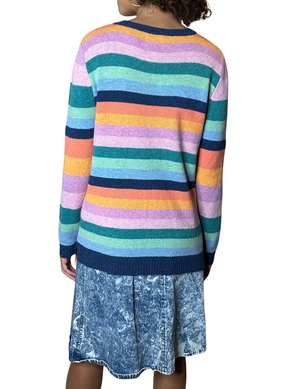 Original Vintage 1990's Clements Ribeiro 100% Lambswool Jumper UK 8 - 12