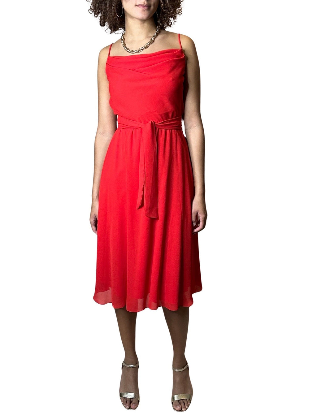 Gorgeous Bright Red Saks Fifth Avenue - Ferrali Preloved Dress UK 10 - 12