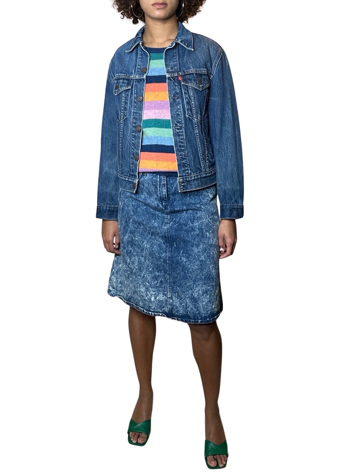 Original Vintage 1990's Clements Ribeiro 100% Lambswool Jumper UK 8 - 12