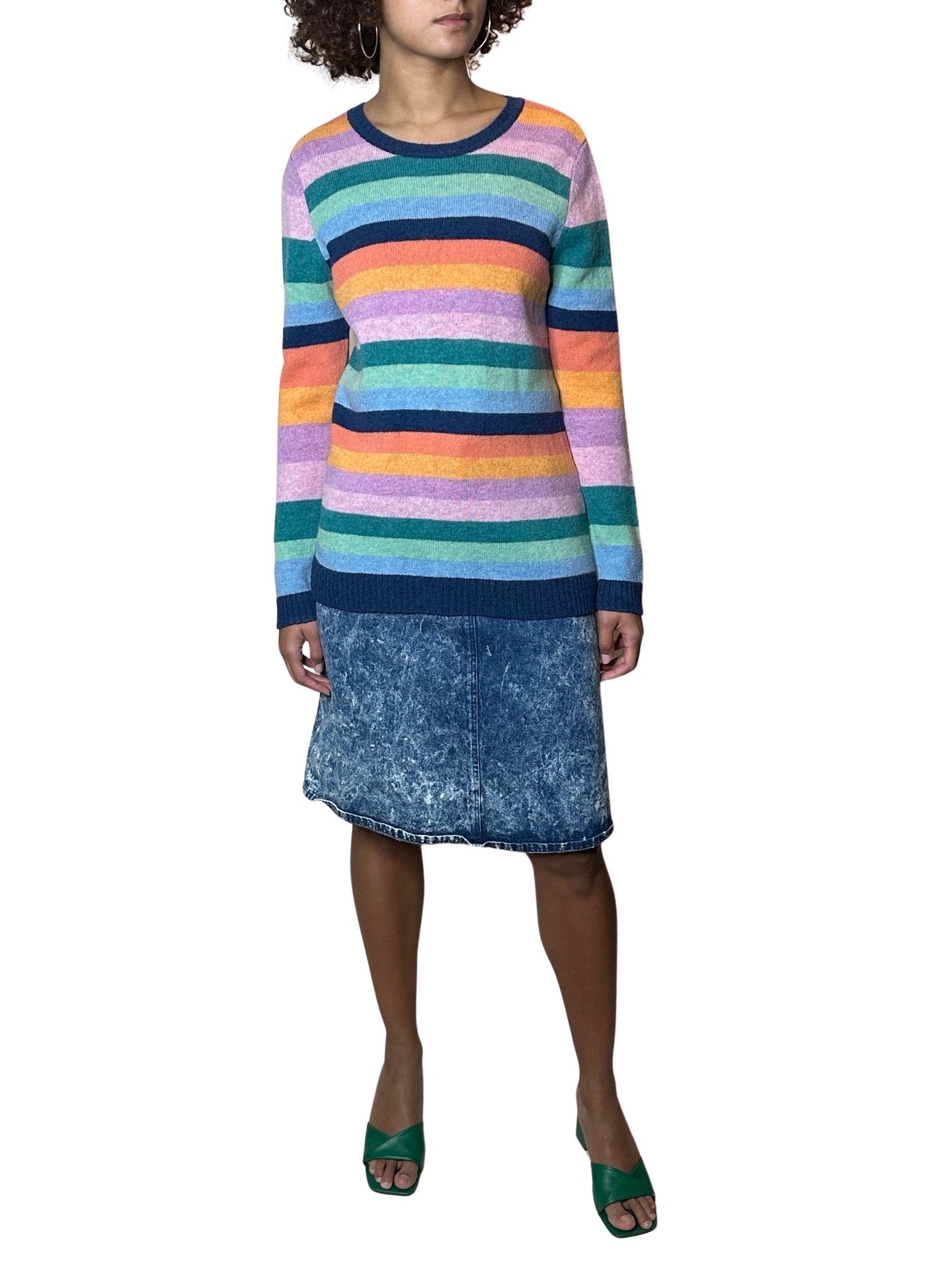 Original Vintage 1990's Clements Ribeiro 100% Lambswool Jumper UK 8 - 12