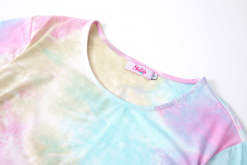 Tie Dye Breastfeeding Top