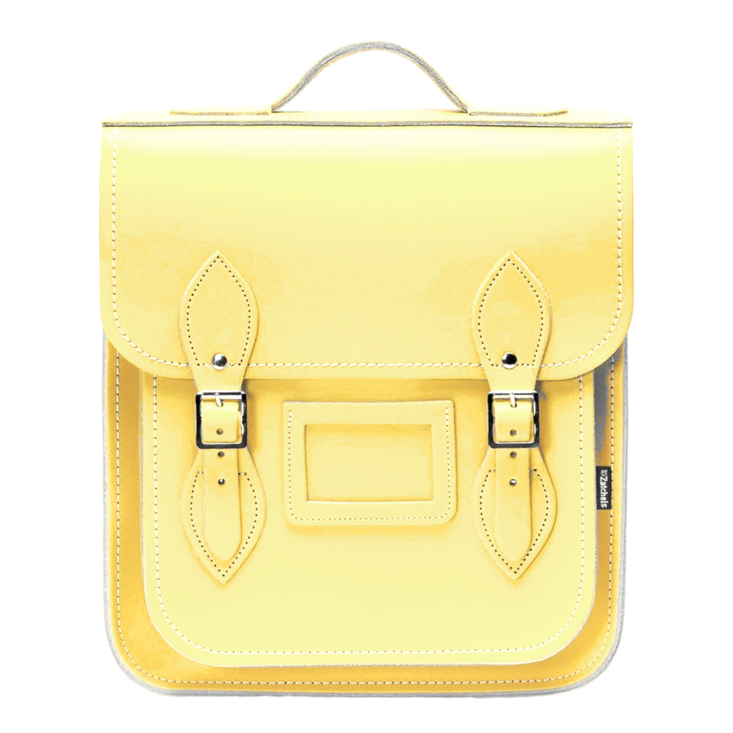 Handmade Leather City Backpack - Primrose Yellow