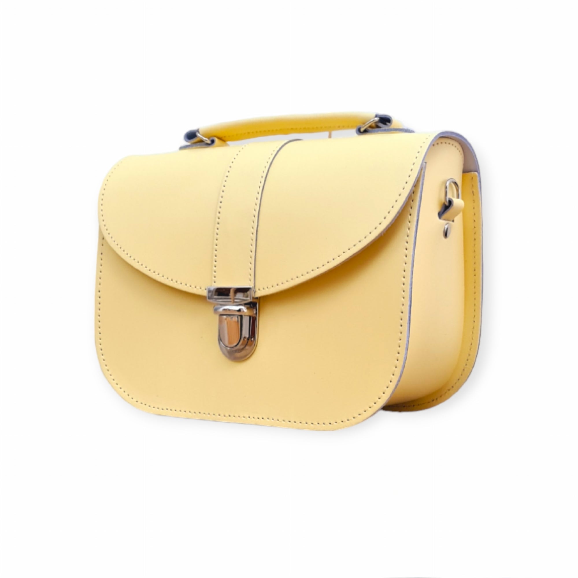 Olympia Handmade Leather Bag - Primrose Yellow