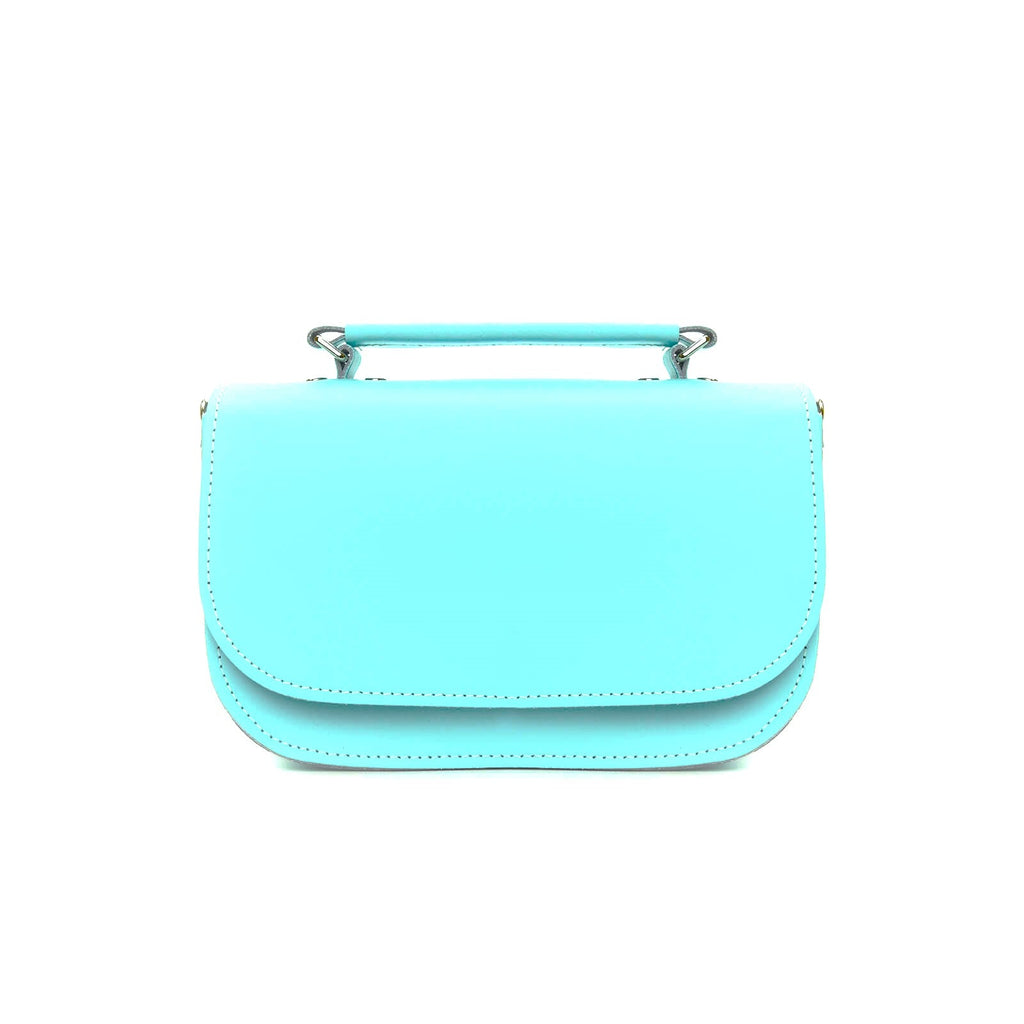 Aura Handmade Leather Bag - Limpet - Shell Blue